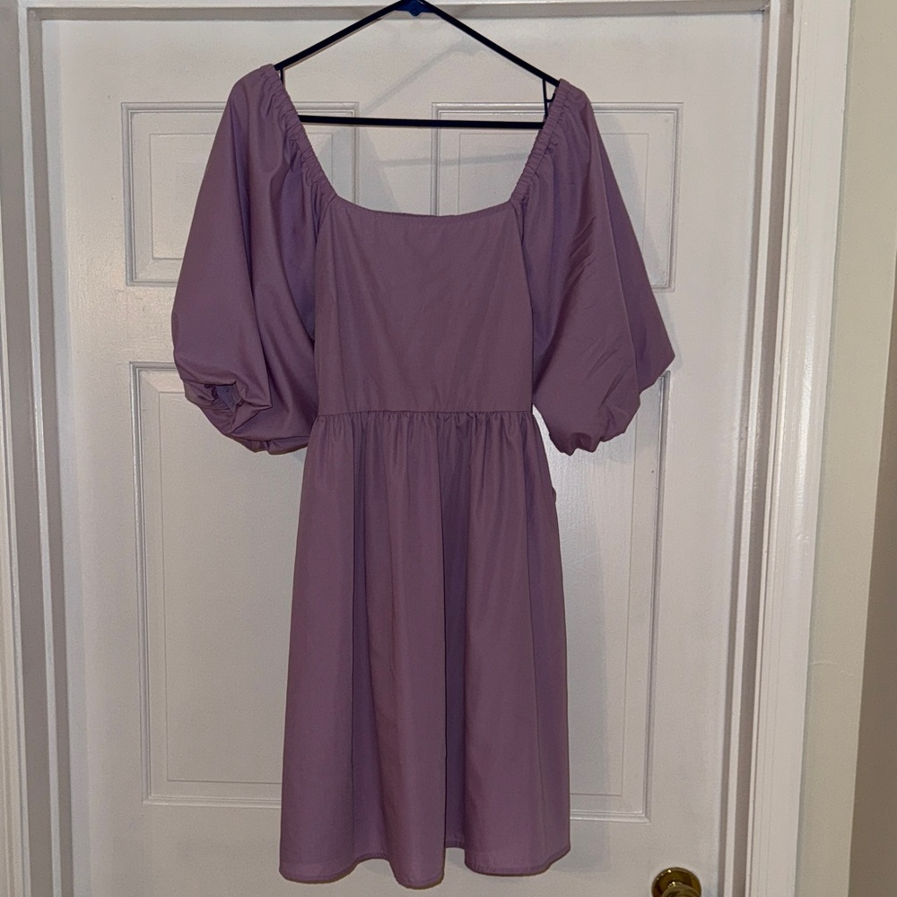 Purple dress
